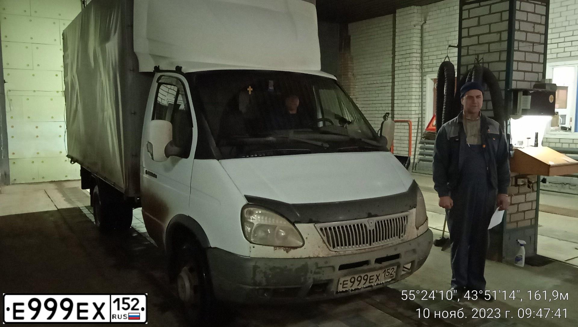 Фото автомобиля GAZ 3221 EL, 2007 — госномер К215ВК13. Цвет: Белый