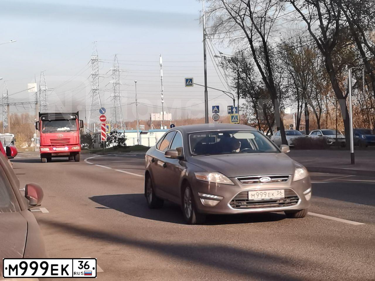Фото автомобиля FORD MONDEO, 2006 — госномер М999ЕК36. Цвет: ЧЕРНЫЙ