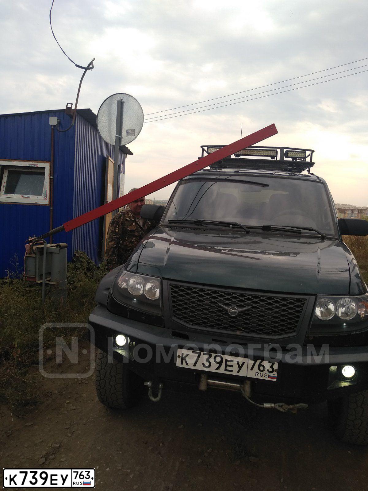 Фото автомобиля UAZ 3163 PATRIOT, 2012 — госномер К739ЕУ763. Цвет: АМУЛЕТ МЕТАЛЛИК