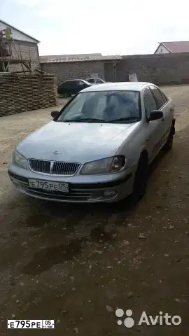 Фото автомобиля NISSAN SUNNY, 2000 — госномер В021ВТ199. Цвет: СЕРЫЙ