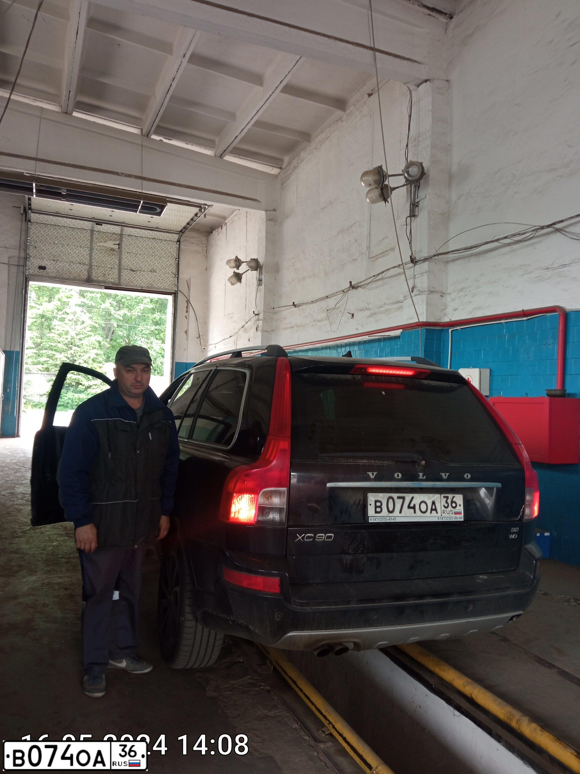 Фото автомобиля VOLVO XC90, 2008 — госномер А007АА136. Цвет: ЧЕРНЫЙ