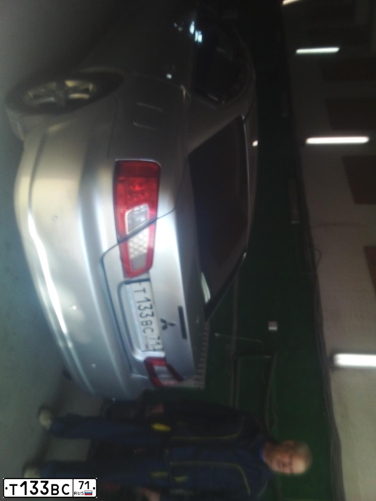 Фото автомобиля MITSUBISHI GALANT, 2008 — госномер О261ОО71. Цвет: СЕРЕБРИСТЫЙ