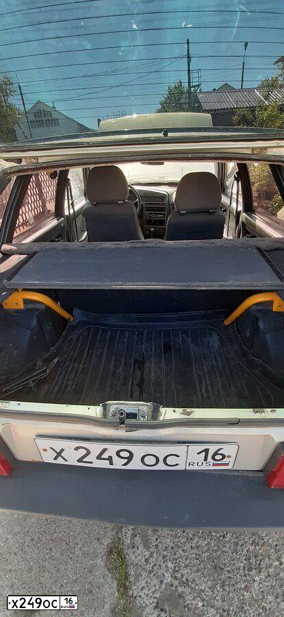 Фото автомобиля LADA 2109 SAMARA, 2003 — госномер Х249ОС16. Цвет: СЕРЕБРИСТО-ЖЕЛТО-ЗЕЛЕНЫЙ