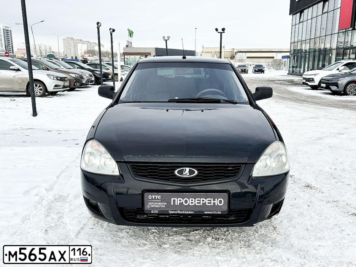Фото автомобиля LADA 2172 PRIORA, 2011 — госномер М565АХ116. Цвет: СИНЕ-ЧЕРНЫЙ