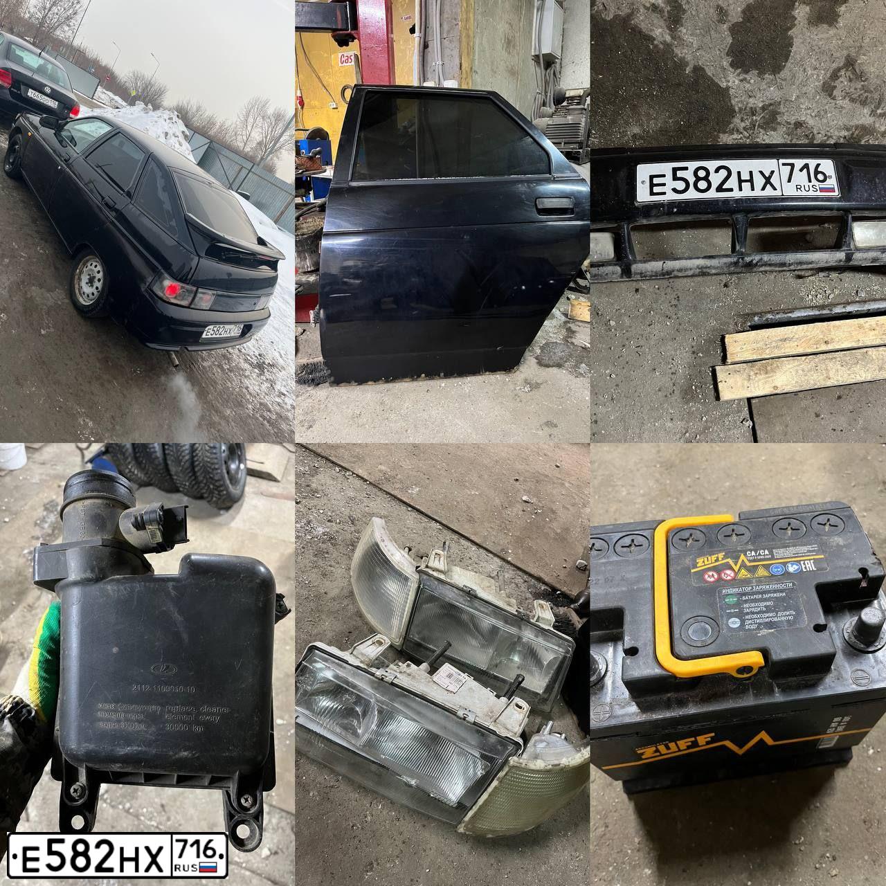 Фото автомобиля LADA 2112, 2008 — госномер К245АМ16. Цвет: СИНЕ-ЧЕРНЫЙ