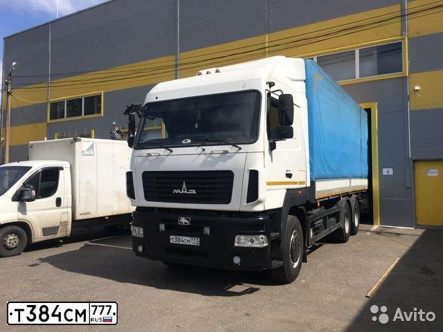 Фото автомобиля MAZ MAN MAZ-MAN 6312 /6X4/, 2015 — госномер О062СО44. Цвет: Белый