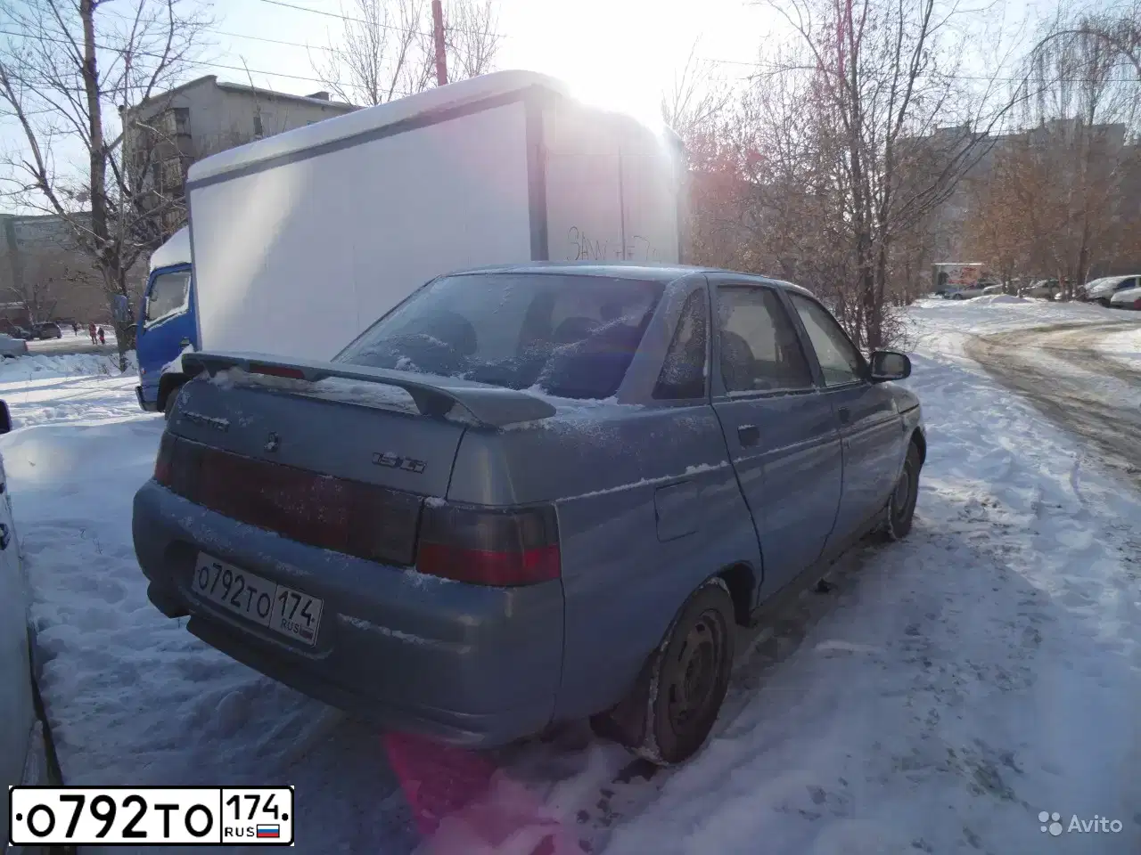 Фото автомобиля LADA 2110 LADA, 2003 — госномер О792ТО174. Цвет: СЕРЫЙ