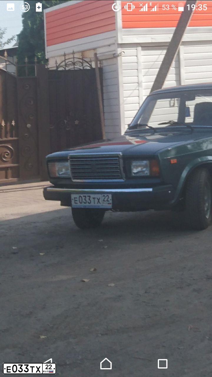 Фото автомобиля LADA 2107, 2011 — госномер Т916МС136. Цвет: СЕРО-СИНЕ-ЗЕЛЕНЫЙ
