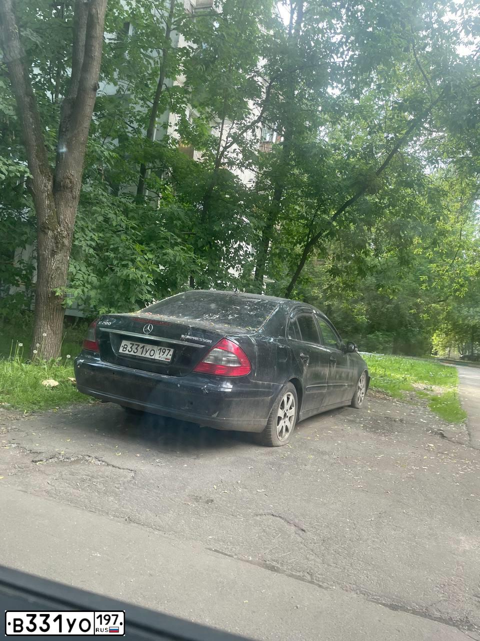 Фото автомобиля MERCEDES E-KLASSE, 2006 — госномер В331УО197. Цвет: ЧЕРНЫЙ