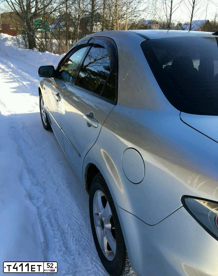 Фото автомобиля MAZDA 6, 2006 — госномер Т411ЕТ52. Цвет: СВЕТЛО-СЕРЫЙ