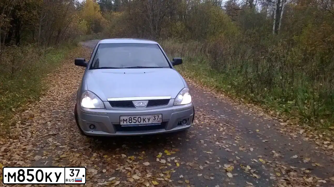 Фото автомобиля LADA PRIORA, 2007 — госномер В018КУ06. Цвет: СЕРЕБРИСТО-ГОЛУБОЙ