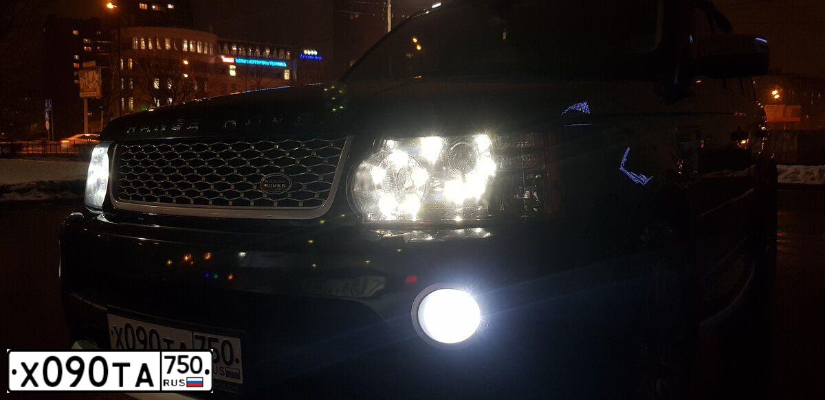 Фото автомобиля LANDROVER RANGE ROVER SPORT, 2008 — госномер С565СТ790. Цвет: ЧЕРНЫЙ