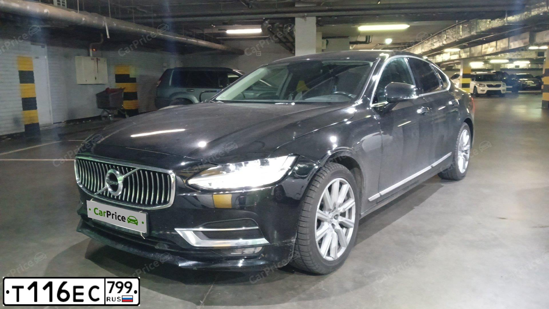 Фото автомобиля VOLVO S90, 2017 — госномер А122СК43. Цвет: ЧЕРНЫЙ