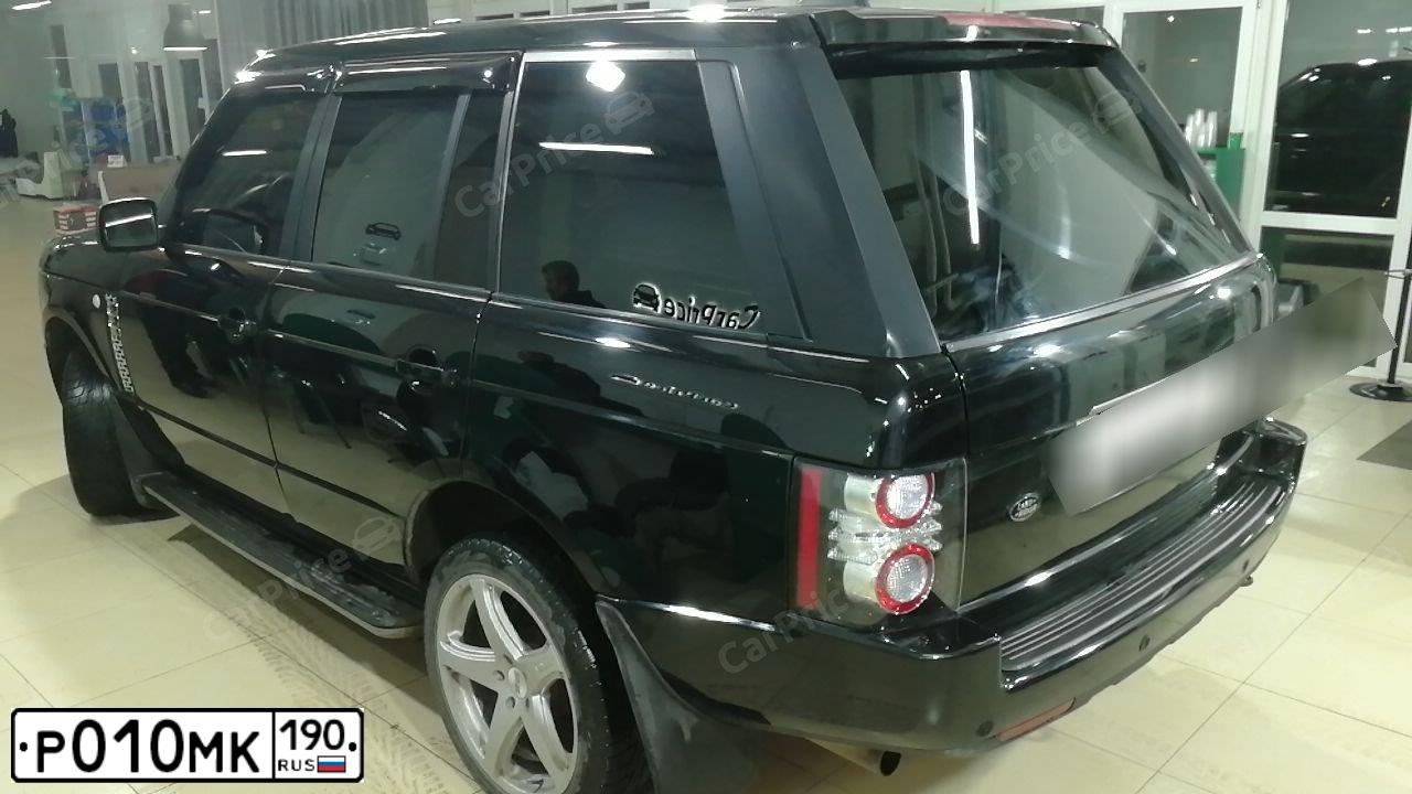 Фото автомобиля LAND ROVER RANGE ROVER, 2006 — госномер В359РА702. Цвет: ЧЕРНЫЙ