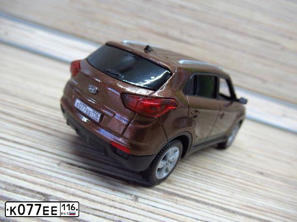 Фото автомобиля HYUNDAI CRETA, 2016 — госномер М301ЕЕ716. Цвет: Коричневый