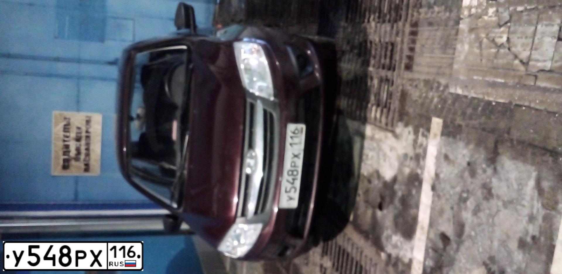 Фото автомобиля LADA 2190 GRANTA, 2014 — госномер У548РХ116. Цвет: ТЕМНО-ВИШНЕВЫЙ