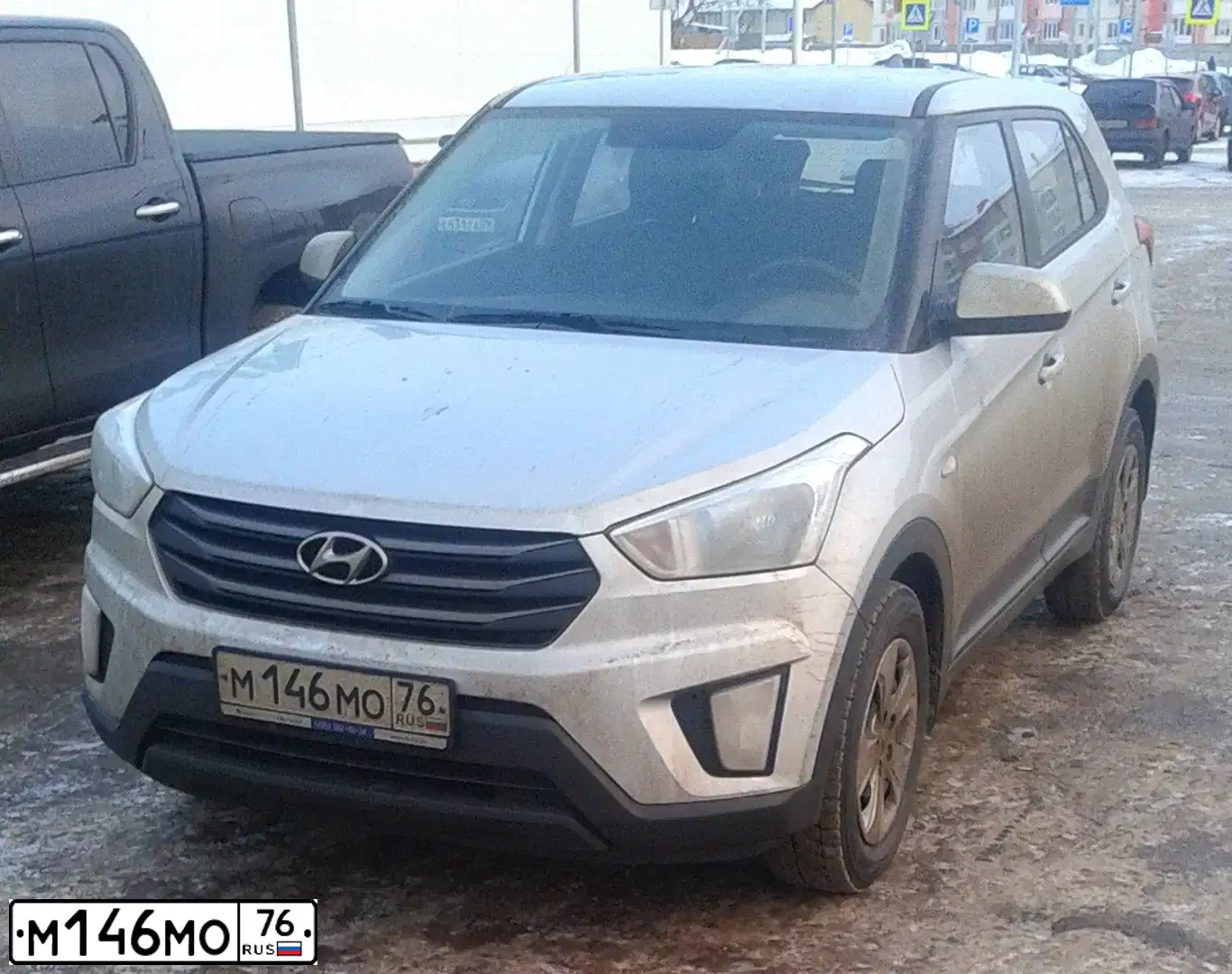 Фото автомобиля HYUNDAI CRETA, 2016 — госномер М146МО76