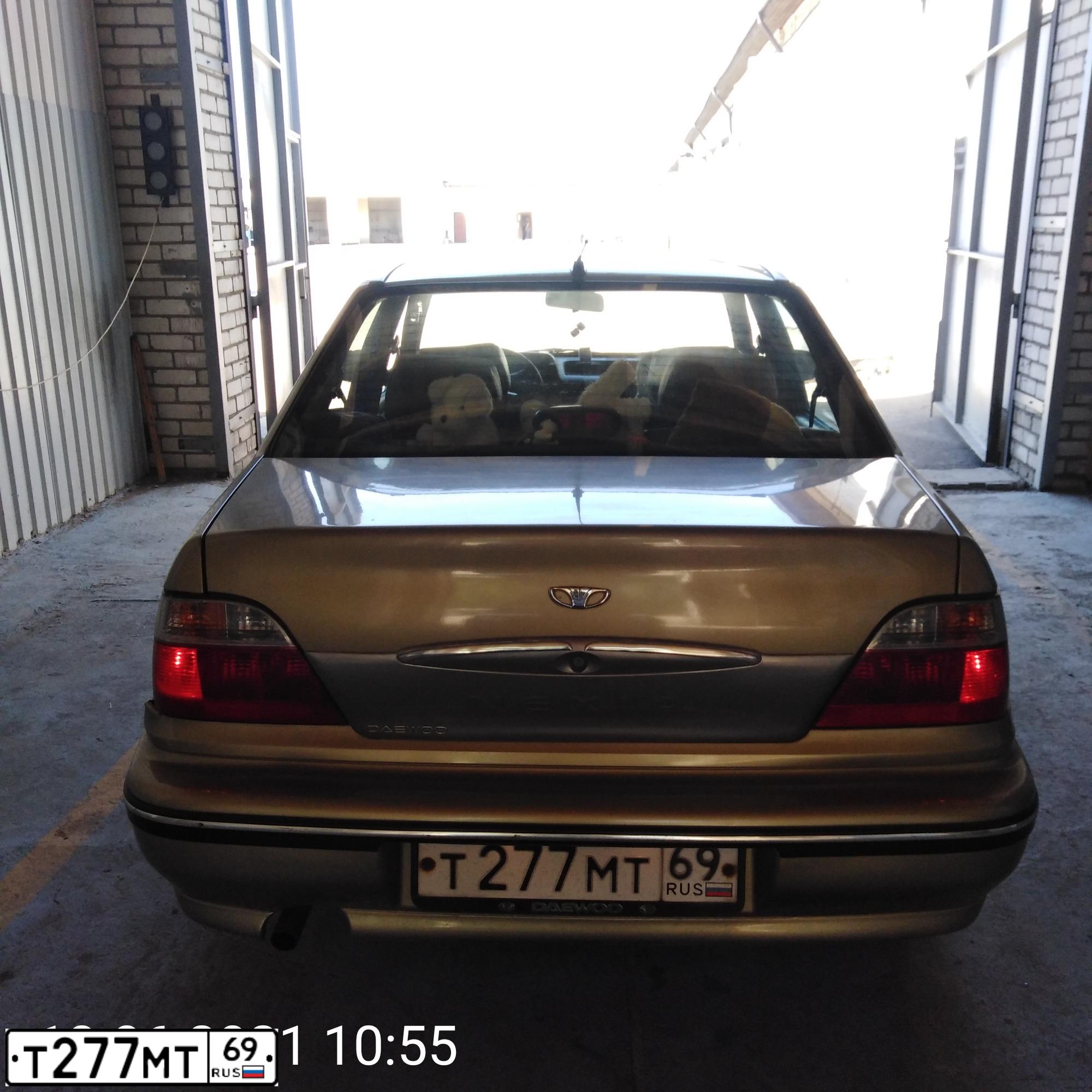 Фото автомобиля DAEWOO NEXIA, 2008 — госномер Т277МТ69. Цвет: ПЕСОЧНЫЙ