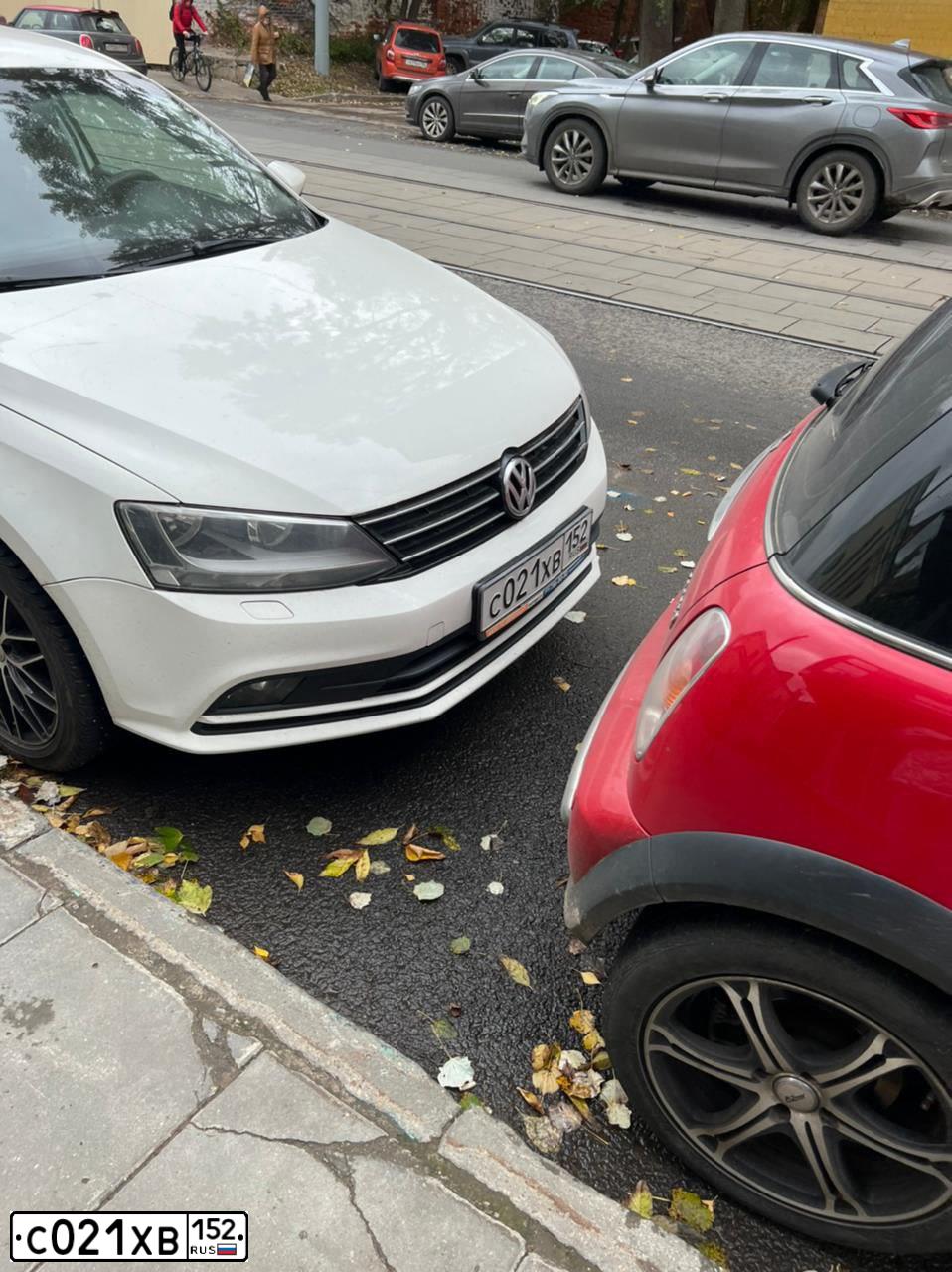 Фото автомобиля VOLKSWAGEN JETTA, 2015 — госномер С021ХВ152. Цвет: Белый