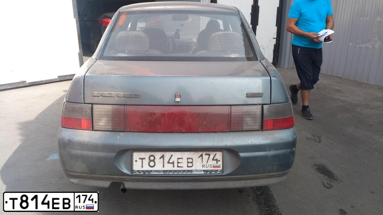 Фото автомобиля LADA 2110 LADA, 2001 — госномер Т814ЕВ174. Цвет: Темный серо-синий металлик