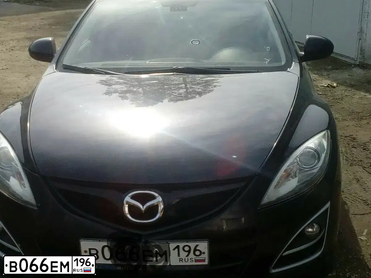 Фото автомобиля MAZDA 6, 2011 — госномер С787РС18. Цвет: ЧЕРНЫЙ