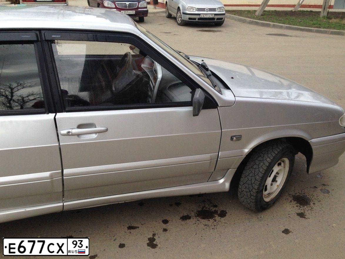 Фото автомобиля VOLKSWAGEN GOLF, 2000 — госномер Е677СХ93. Цвет: СЕРЕБРИСТЫЙ МЕТАЛЛИК