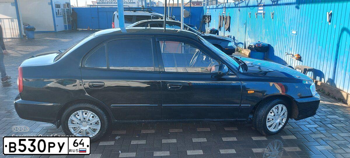 Фото автомобиля TAGAZ ACCENT, 2008 — госномер А542ЕК193. Цвет: ЧЕРНЫЙ