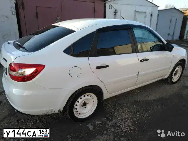 Фото автомобиля LADA 2191 GRANTA, 2014 — госномер У144СА163. Цвет: Белый