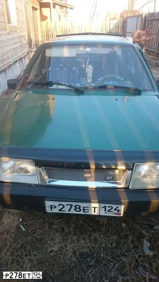 Фото автомобиля LADA 2109 SAMARA, 1999 — госномер О665МВ19. Цвет: ЗЕЛЕНЫЙ