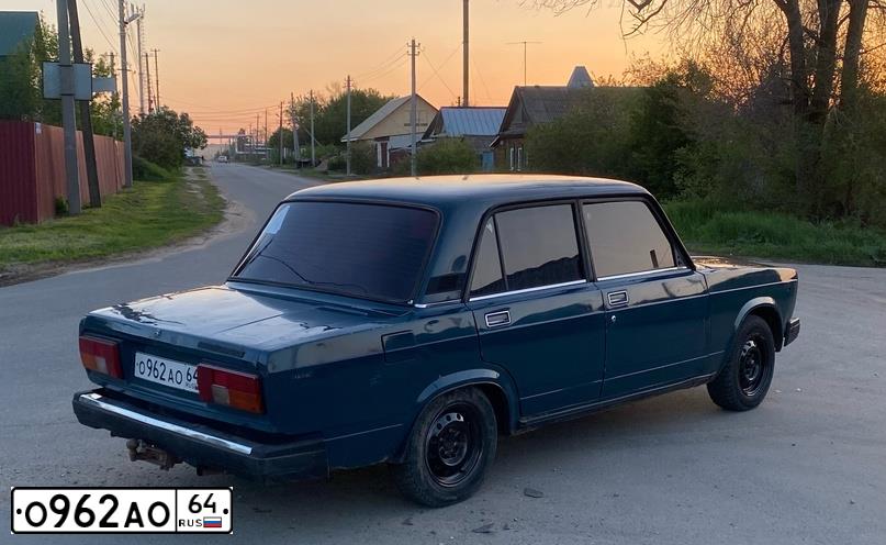 Фото автомобиля (ВАЗ) ВАЗ21053 (СИНЕ ЗЕЛЕНЫЙ) (2105), 2000 — госномер О962АО64