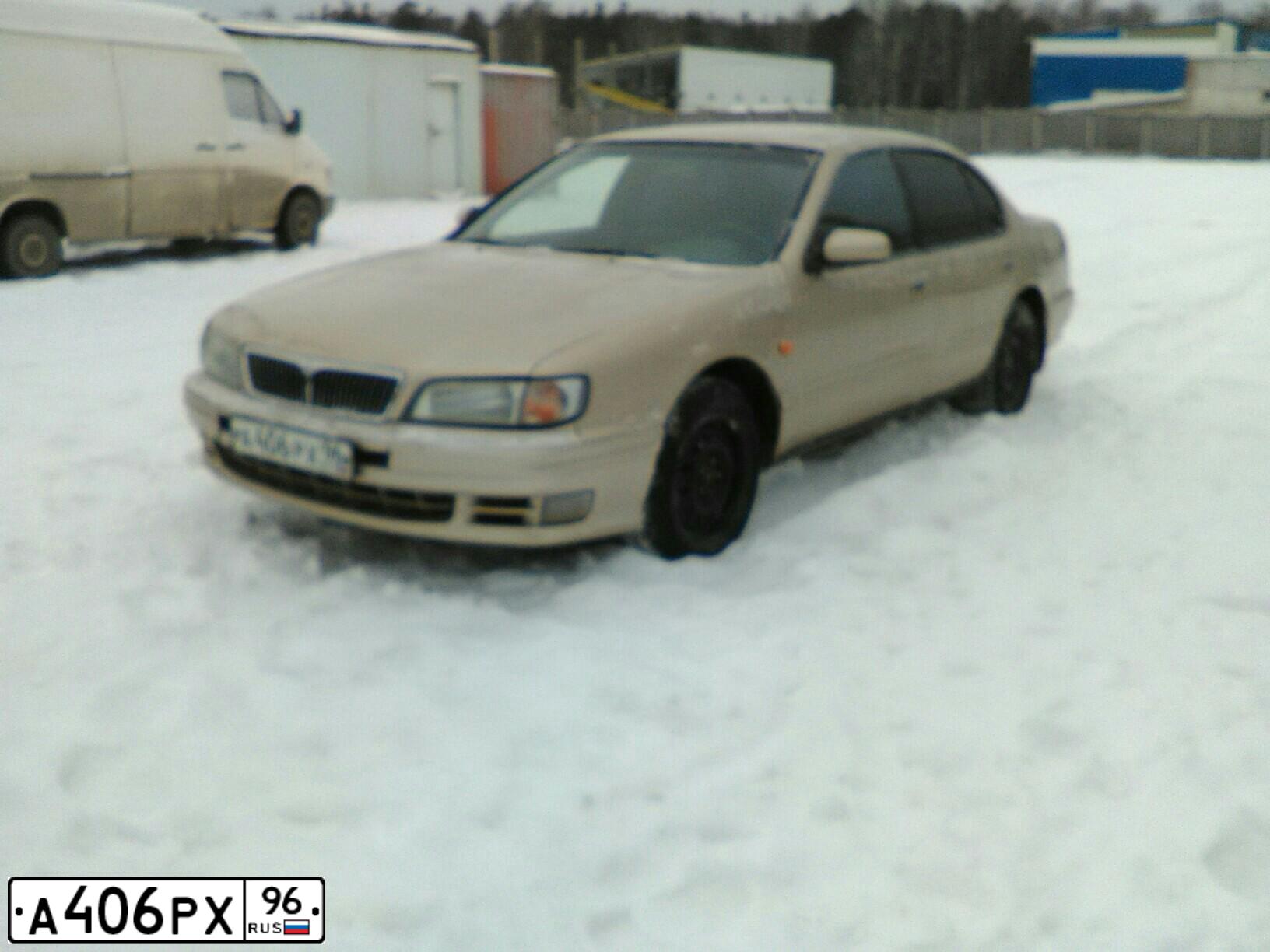 Фото автомобиля NISSAN MAXIMA, 1997 — госномер А406РХ96. Цвет: БЕЖЕВЫЙ