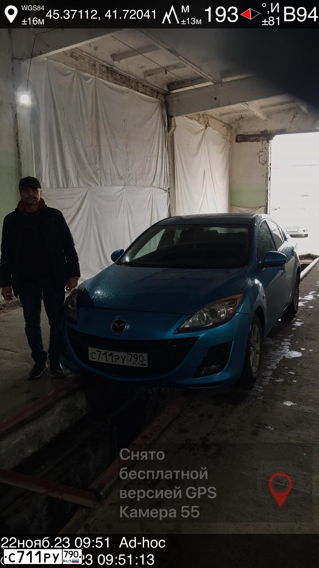 Фото автомобиля MAZDA 3, 2009 — госномер О789ОМ26