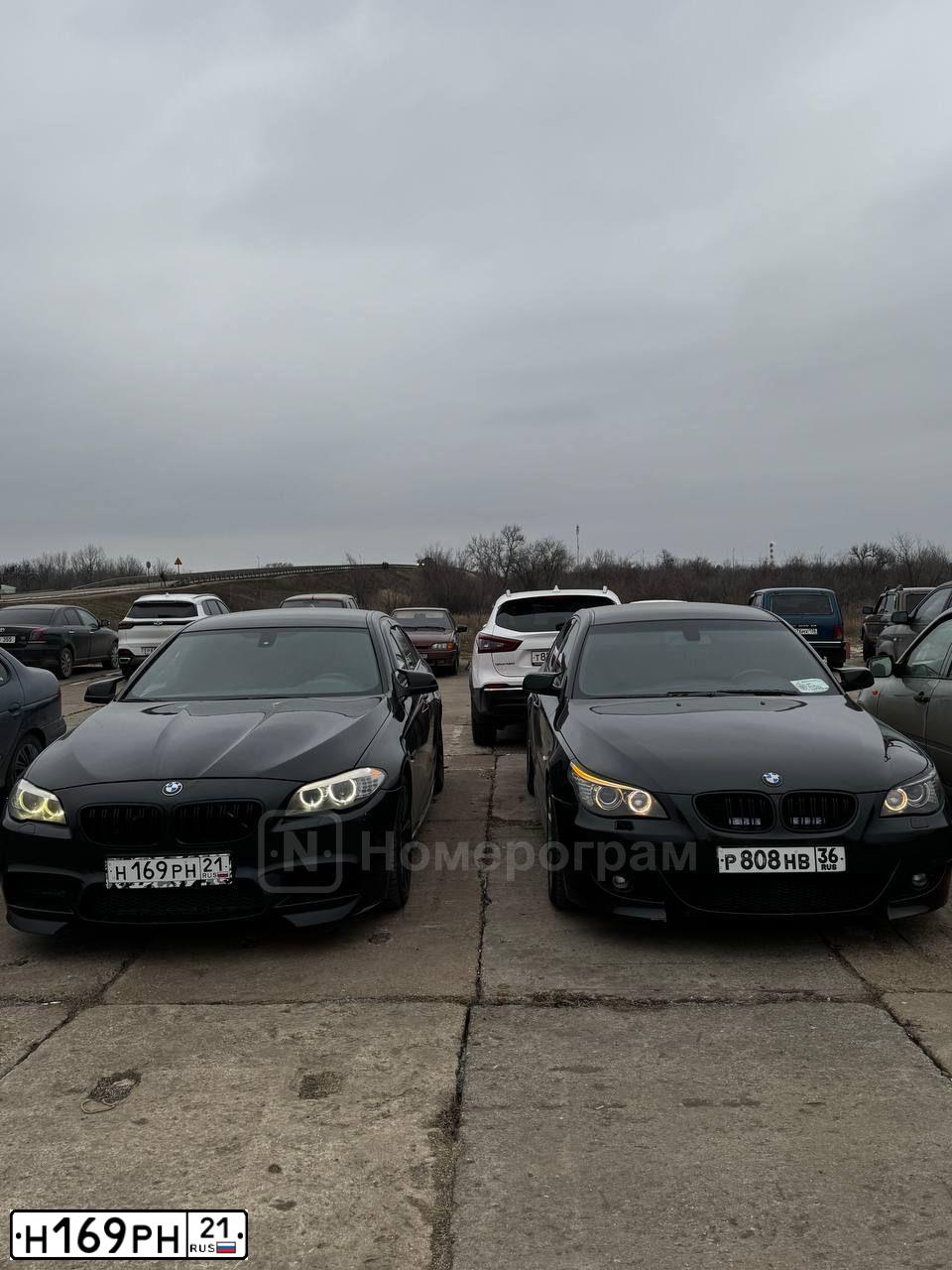 Фото автомобиля BMW SERIE 5, 2010 — госномер Н169РН21. Цвет: ЧЕРНЫЙ