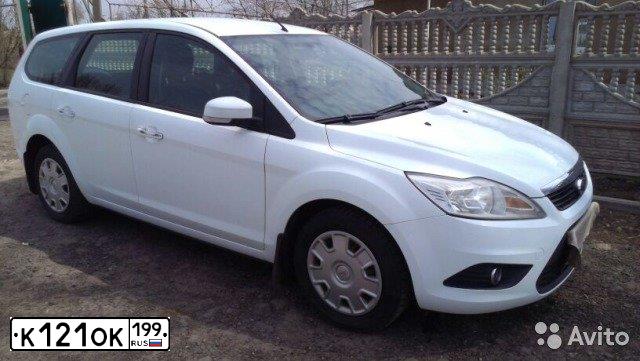 Фото автомобиля FORD FOCUS, 2008 — госномер Е533ВН57. Цвет: Белый
