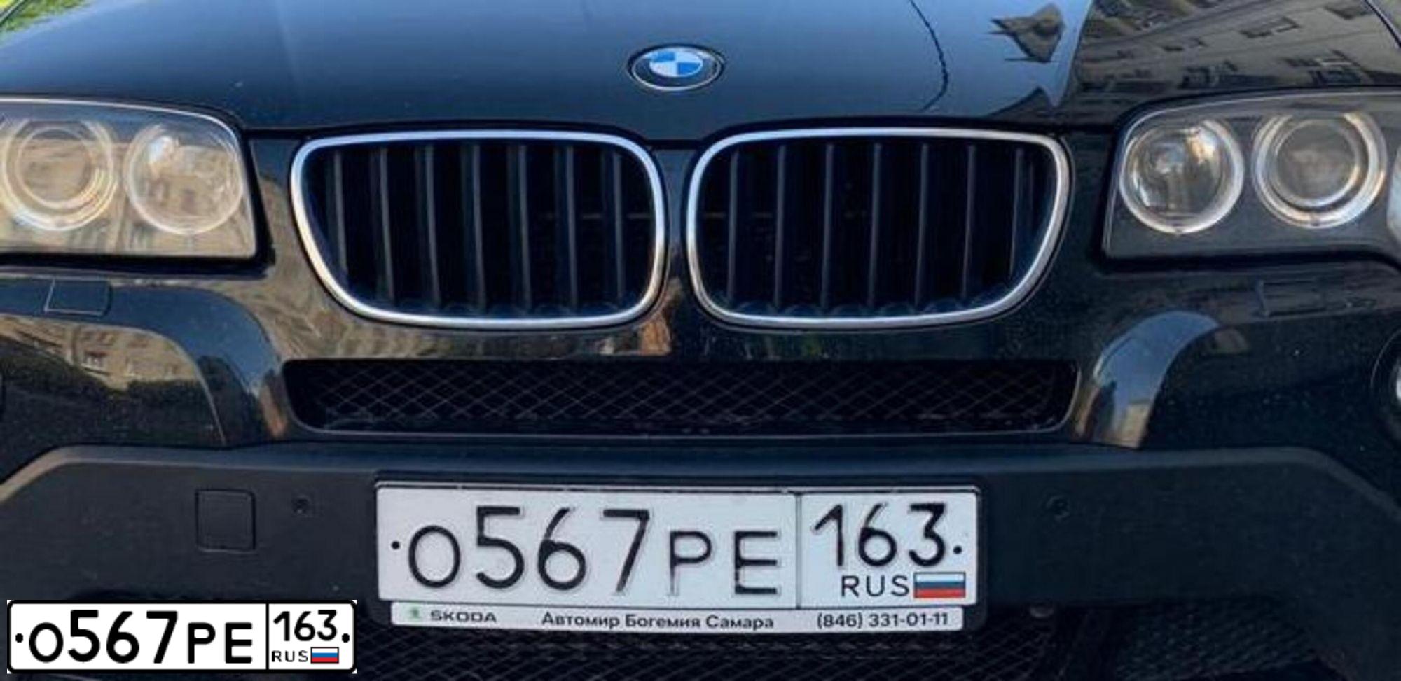 Фото автомобиля BMW X3, 2007 — госномер Р113АЕ32. Цвет: ЧЕРНЫЙ