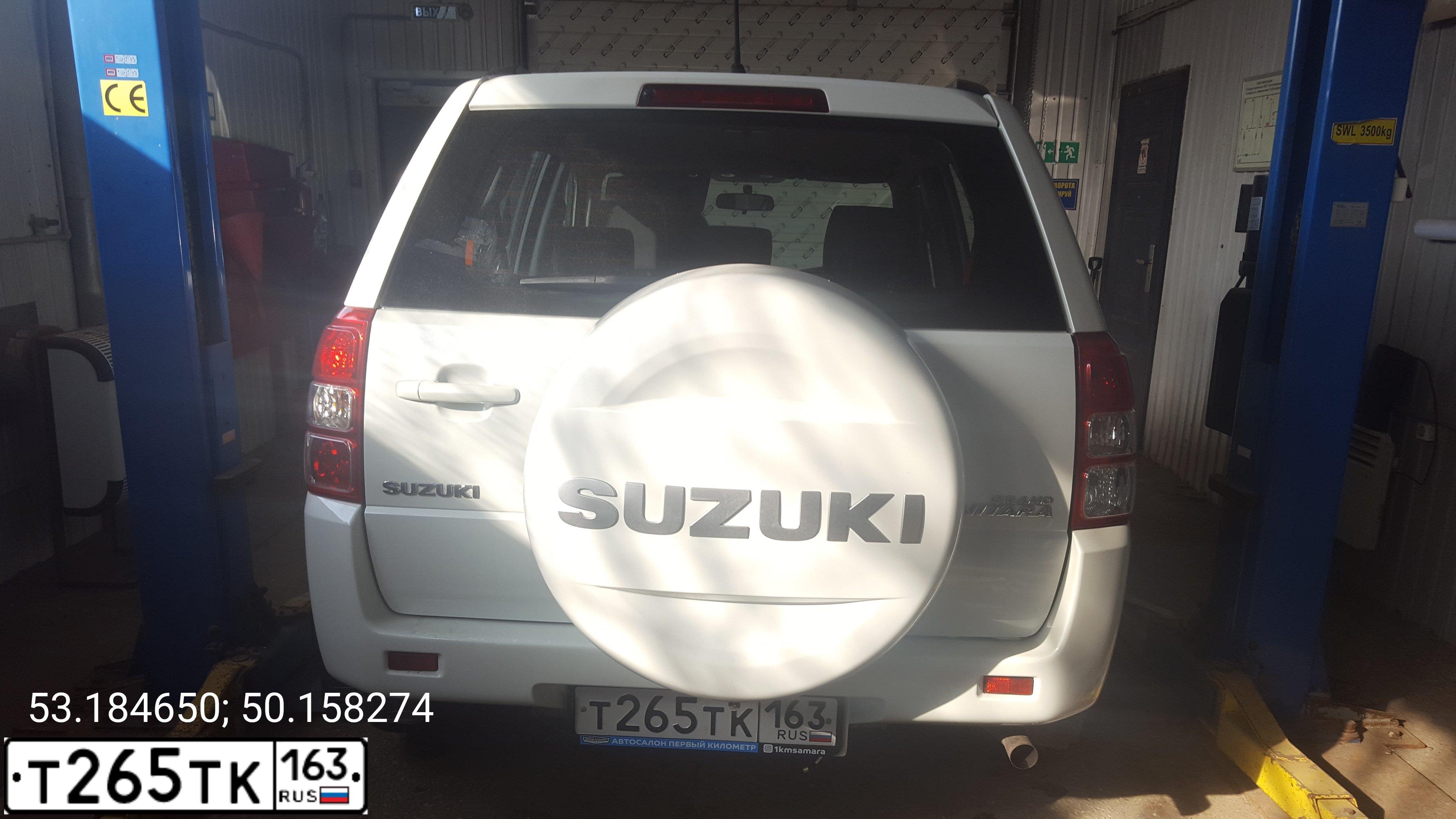Фото автомобиля SUZUKI GRAND VITARA, 2013 — госномер М927ЕЕ716. Цвет: Белый