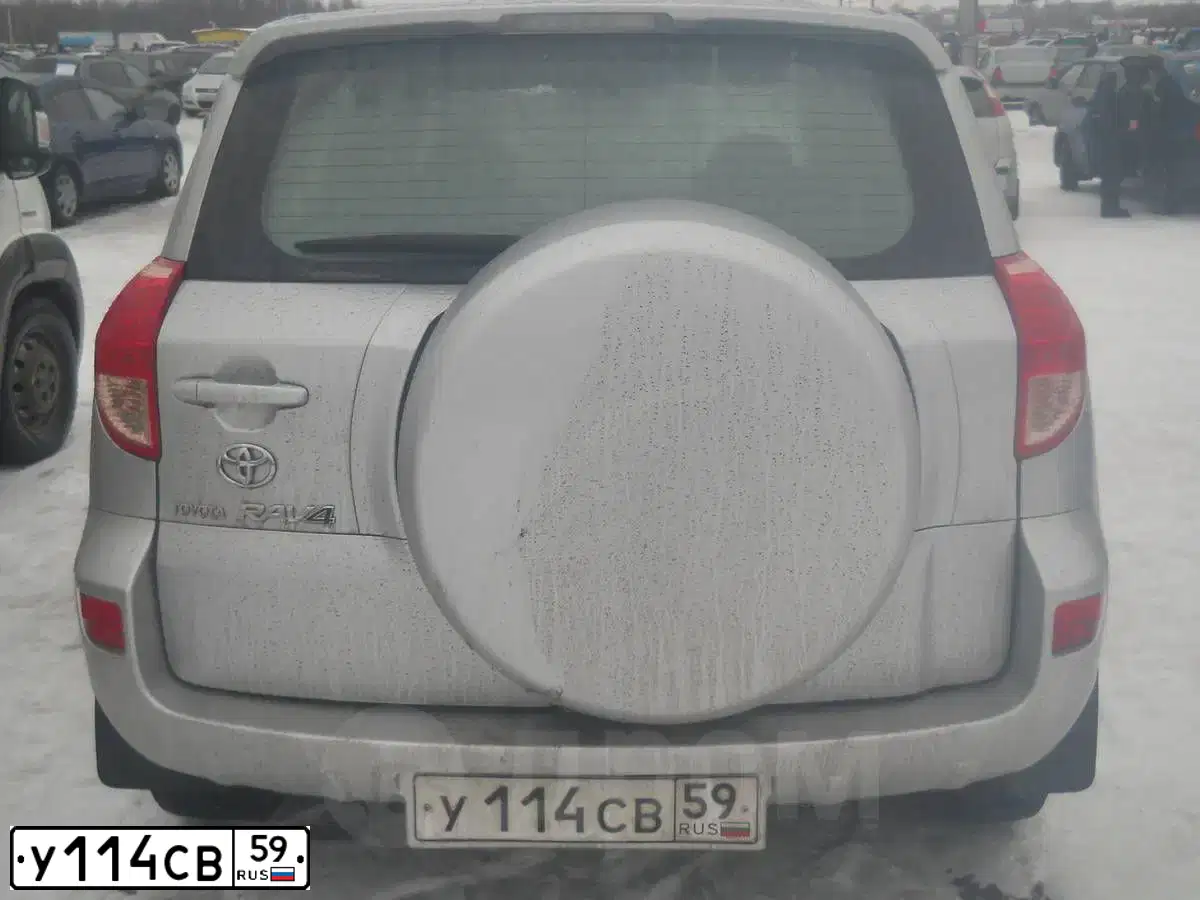 Фото автомобиля TOYOTA RAV4, 2007 — госномер С611ВХ159. Цвет: Серебристый