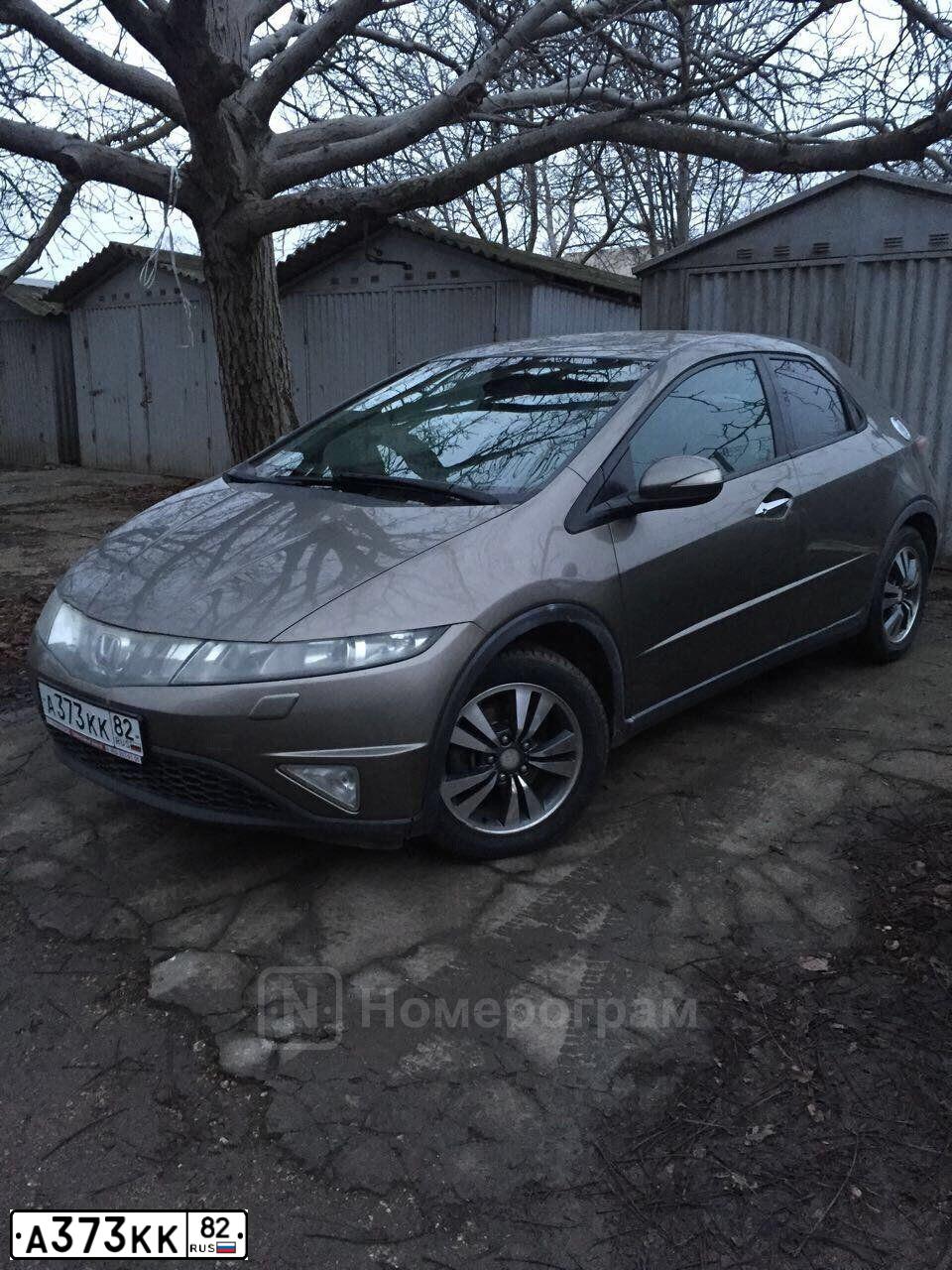 Фото автомобиля HONDA CIVIC, 2008 — госномер В947НА92