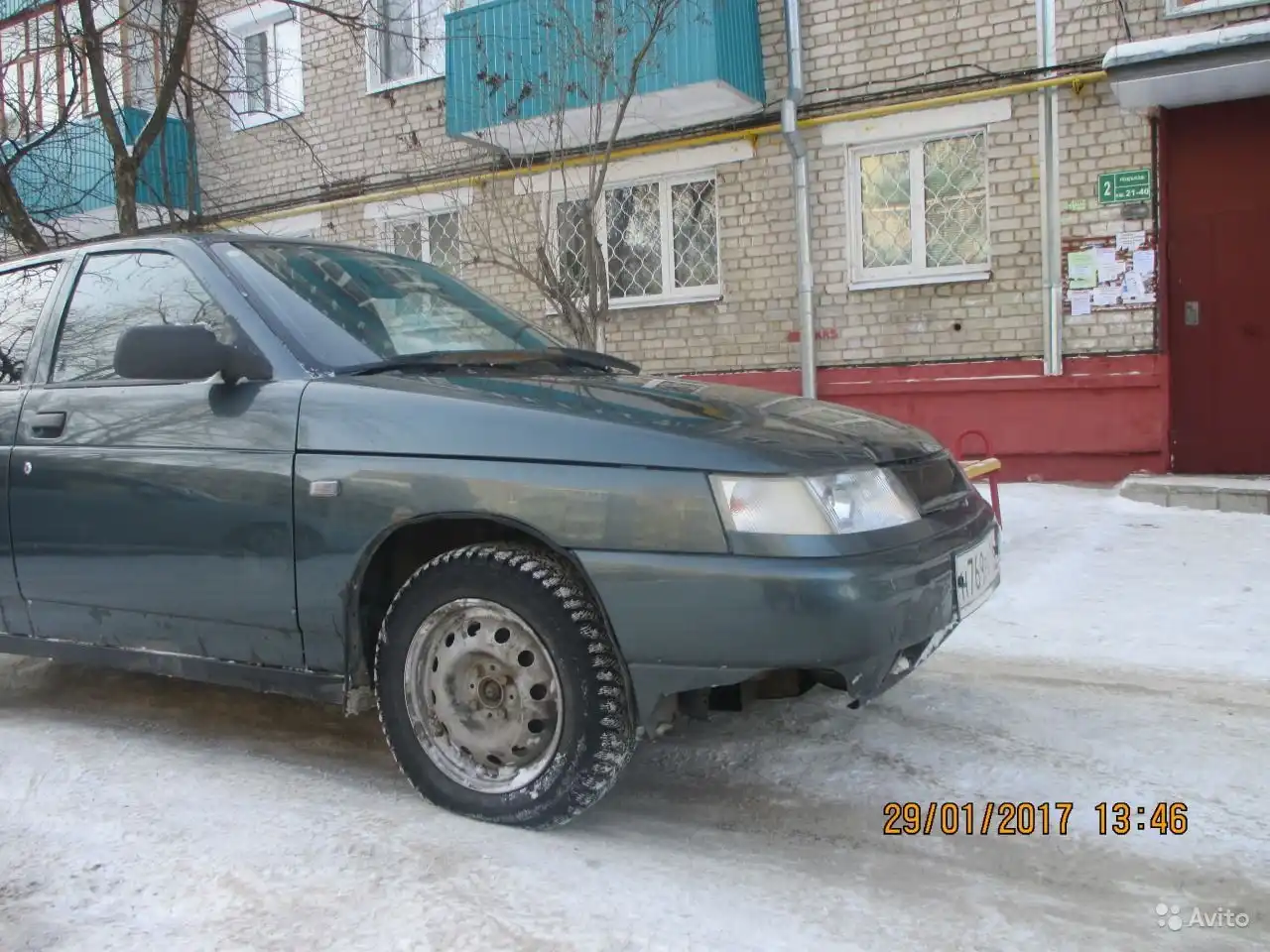 Фото автомобиля LADA 2112, 2006 — госномер А633РК164. Цвет: СЕРО-СИНЕ-ЗЕЛЕНЫЙ