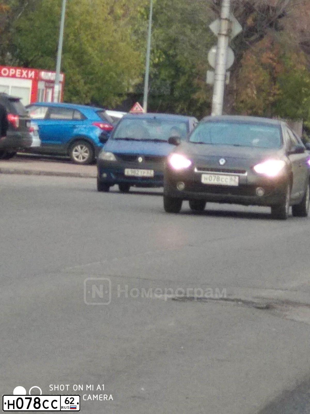Фото автомобиля RENAULT FLUENCE, 2011 — госномер Н078СС62. Цвет: СЕРЫЙ ТЕМНЫЙ