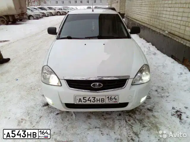 Фото автомобиля LADA 2170 PRIORA, 2013 — госномер А543НВ164. Цвет: Белый