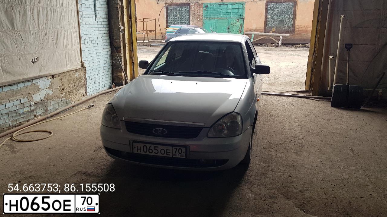 Фото автомобиля LADA 2170 PRIORA, 2007 — госномер А458ОО142. Цвет: СЕРЕБРИСТО-ГОЛУБОЙ