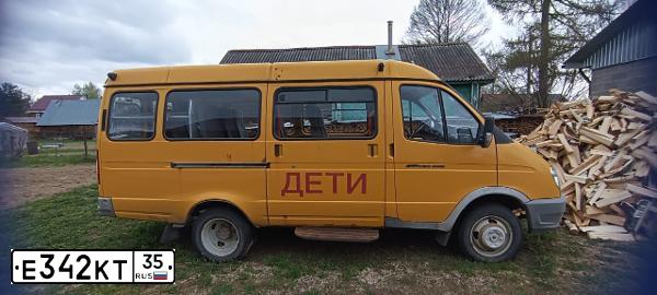 Фото автомобиля GAZ 3221 EL, 2013 — госномер Е342КТ35. Цвет: ЖЕЛТЫЙ