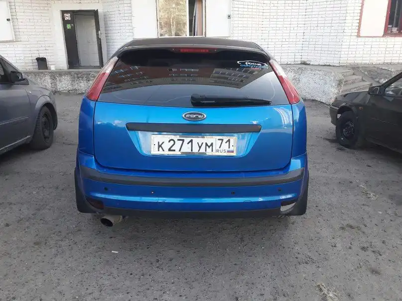 Фото автомобиля FORD D FOCUS, 2007 — госномер А431ОМ116. Цвет: голубой