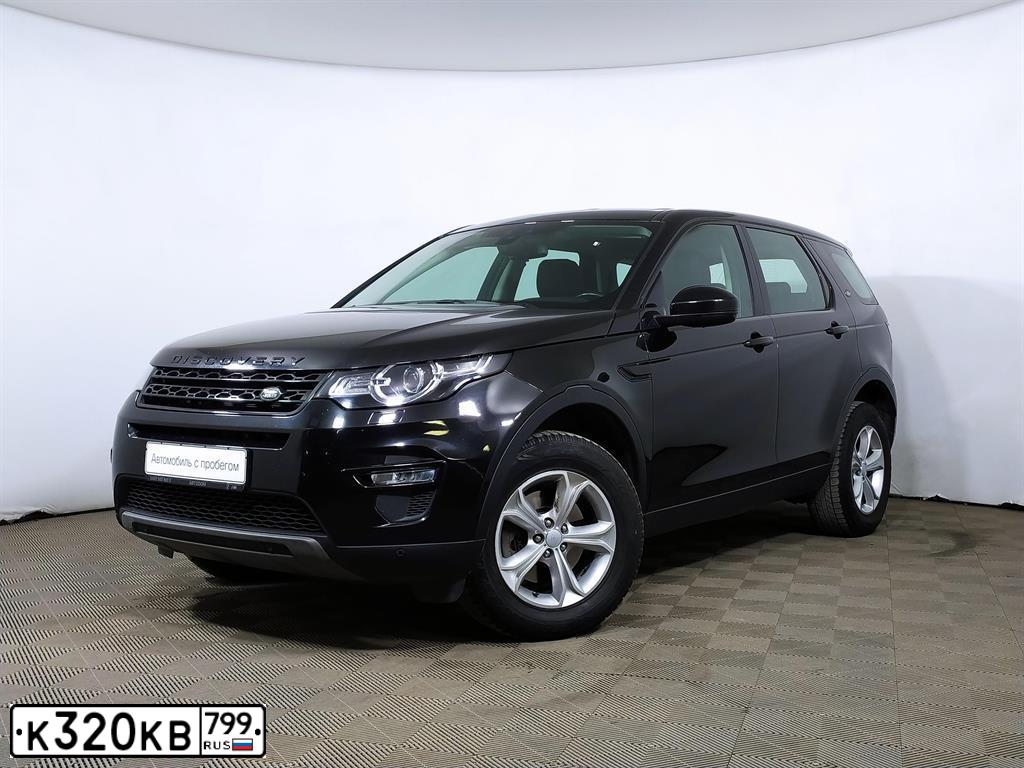Фото автомобиля LANDROVER DISCOVERY SPORT, 2018 — госномер Т582УО799. Цвет: ЧЕРНЫЙ