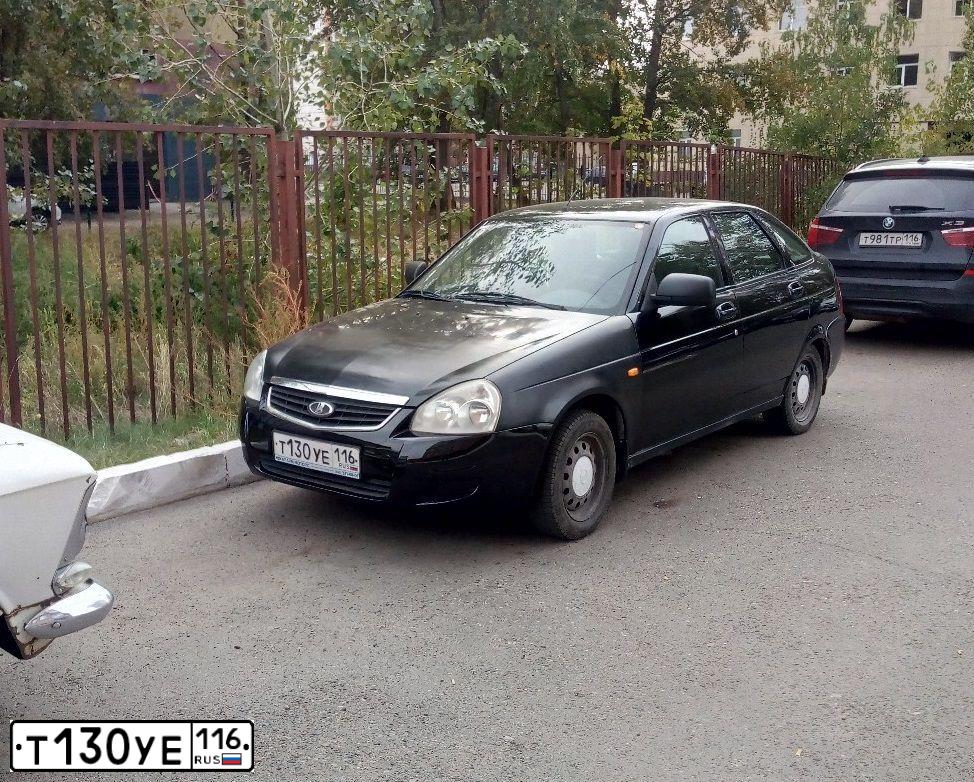 Фото автомобиля LADA 2172 PRIORA, 2013 — госномер Н441ЕЕ13. Цвет: Сине-Черный