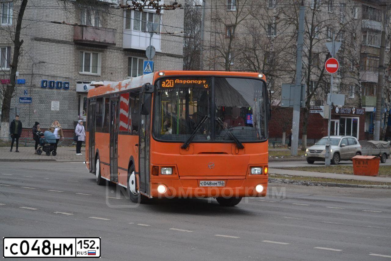 Фото автомобиля LIAZ 5293, 2017 — госномер С048НМ152. Цвет: Оранжевый