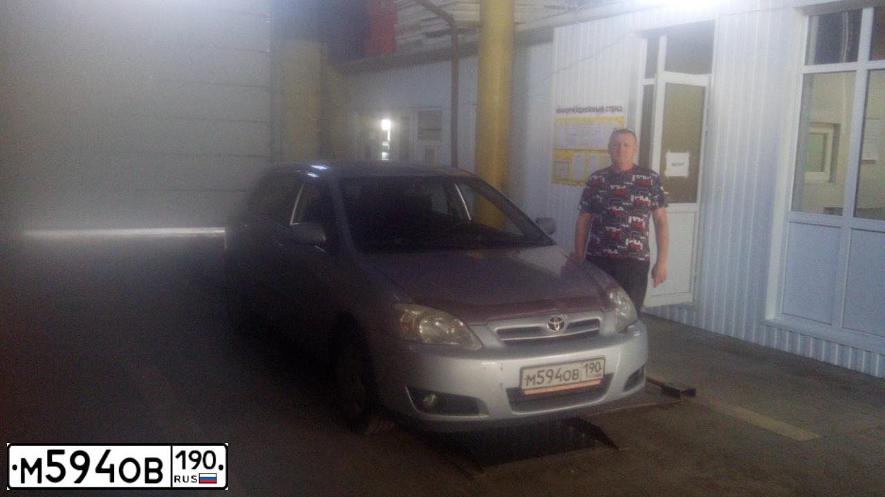 Фото автомобиля TOYOTA COROLLA, 2006 — госномер Р653МН154