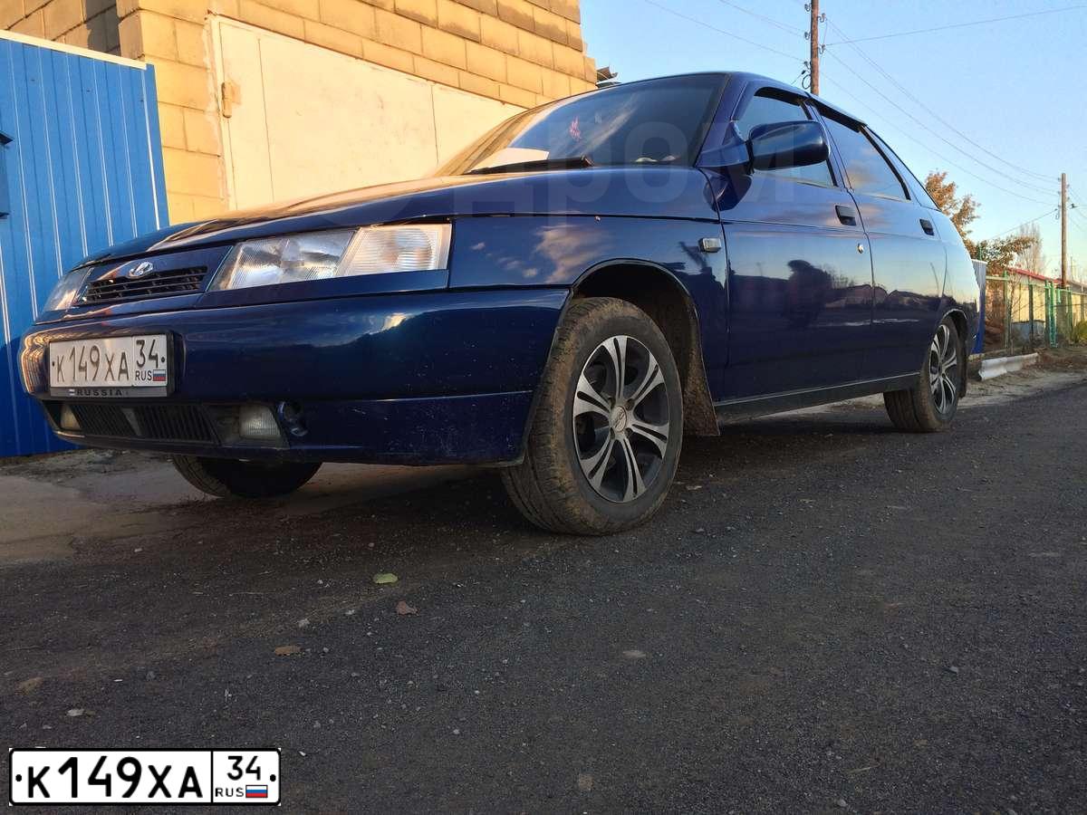 Фото автомобиля LADA 2112, 2008 — госномер О685ВВ134. Цвет: синий