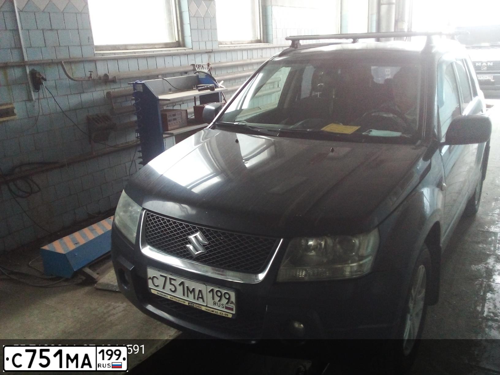Фото автомобиля SUZUKI GRAND VITARA, 2008 — госномер С315ВА550. Цвет: ЧЕРНЫЙ